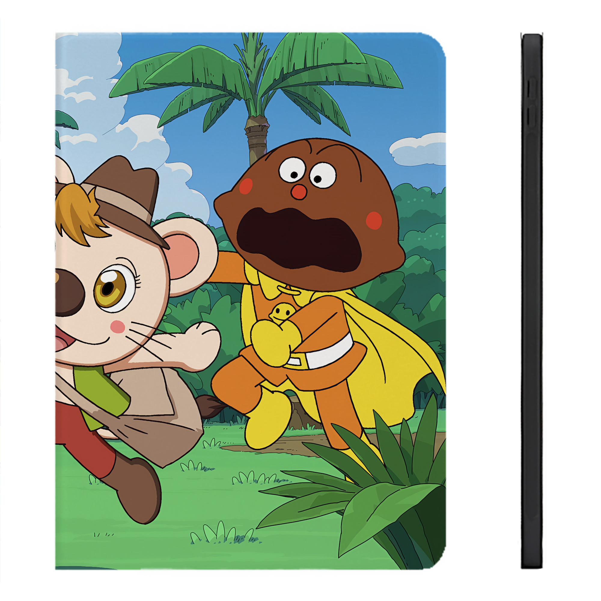 （画像用） アンパンマン Anpanman IPadケース ペンホルダー付き ブックスタイルデザイン